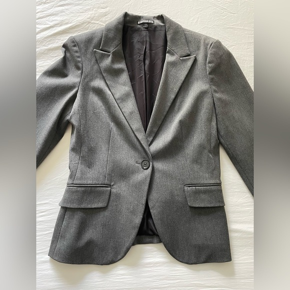 Express Jackets & Blazers - Like New Grey Express Blazer